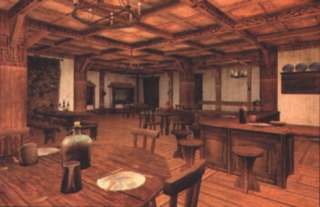 В похожей забегаловке нам показывали основы интеракции с персонажами. Только сейчас последних как ветром сдуло.